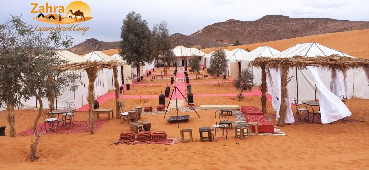 Hotel Zahra Luxury Desert Camp Merzouga Exterior foto